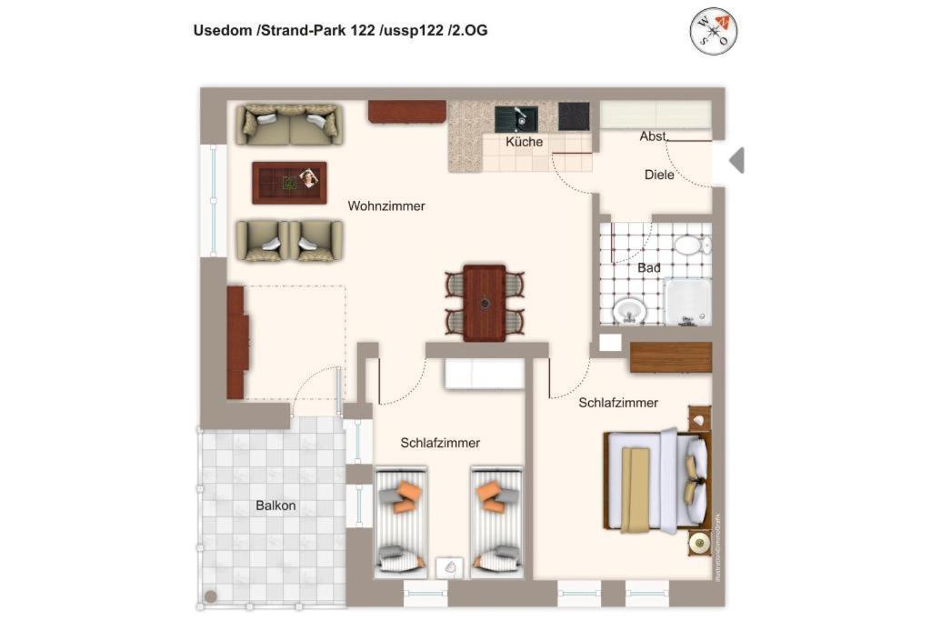 Strand-park Strand-park 122 Apartment Heringsdorf (Usedom)